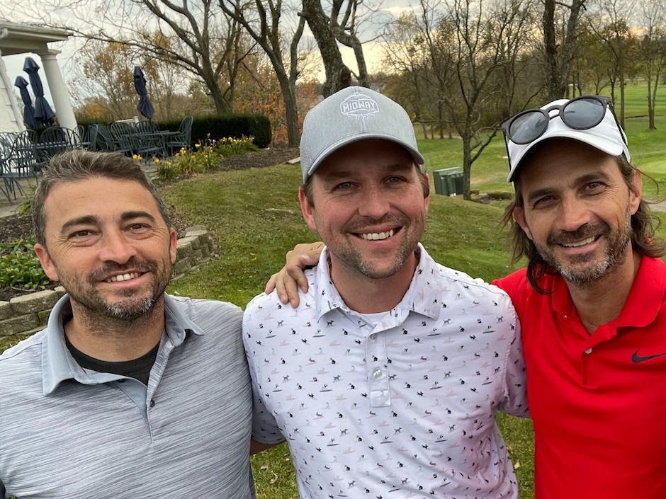 APAX Software founders at a golf outing